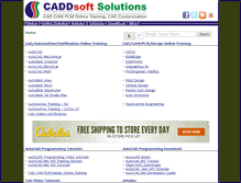 Tablet Screenshot of caddsoftsolutions.com